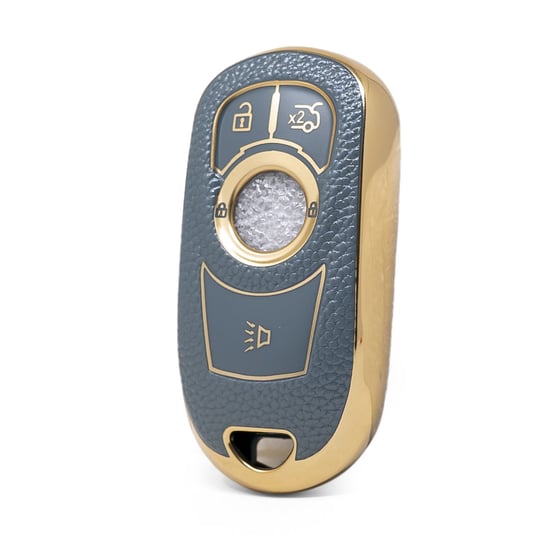 nano-high-quality-gold-leather-cover-for-buick-remote-key-4-buttons-gray-color-bk-a13j5