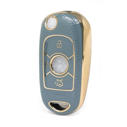 nano-high-quality-gold-leather-cover-for-buick-remote-key-3-buttons-gray-color-bk-b13j