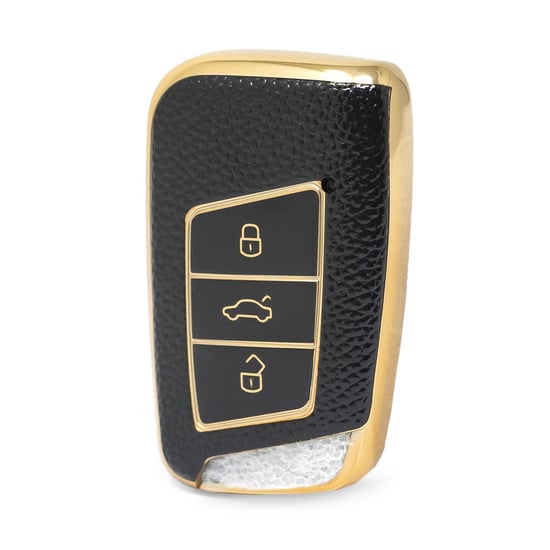 nano-high-quality-gold-leather-cover-for-volkswagen-remote-key-3-buttons-black-color-vw-d13j