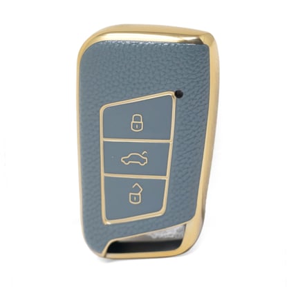 nano-high-quality-gold-leather-cover-for-volkswagen-remote-key-3-buttons-gray-color-vw-d13j