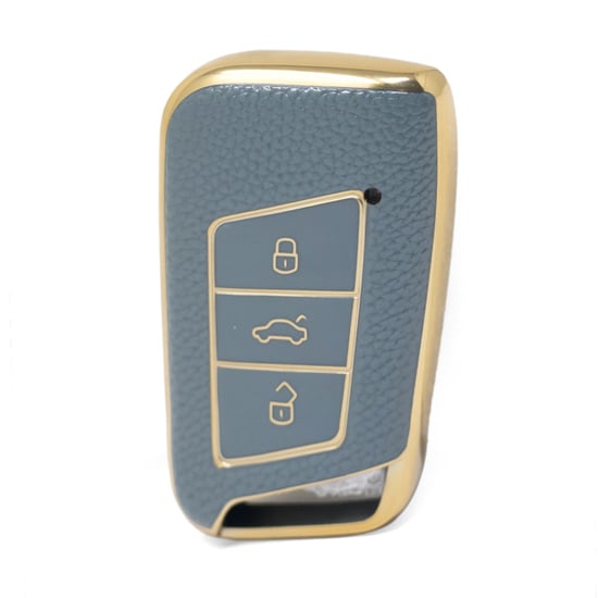 nano-high-quality-gold-leather-cover-for-volkswagen-remote-key-3-buttons-gray-color-vw-d13j