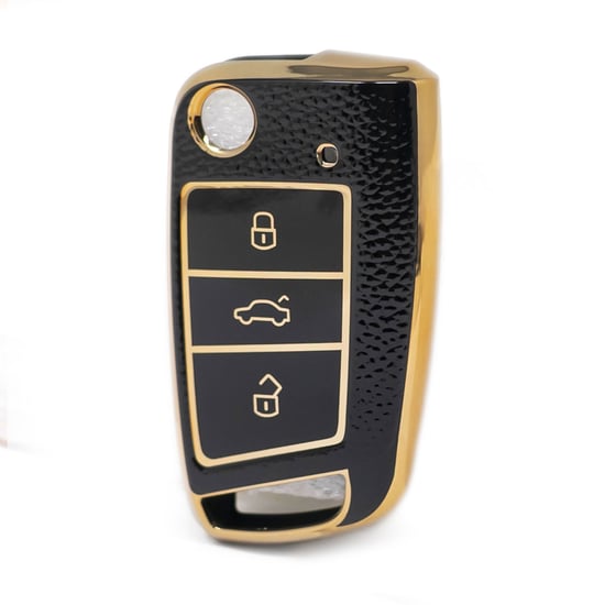nano-high-quality-gold-leather-cover-for-volkswagen-flip-remote-key-3-buttons-black-color-vw-e13j