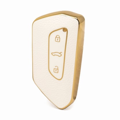 nano-high-quality-gold-leather-cover-for-volkswagen-remote-key-3-buttons-white-color-vw-g13j