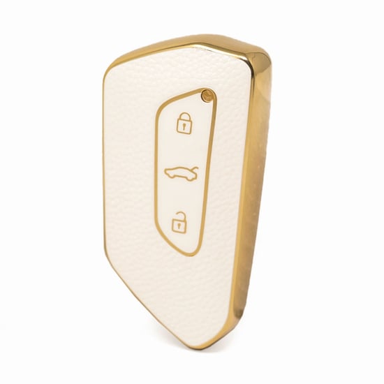 nano-high-quality-gold-leather-cover-for-volkswagen-remote-key-3-buttons-white-color-vw-g13j