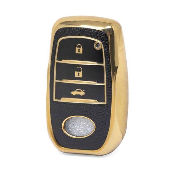nano-high-quality-gold-leather-cover-for-toyota-remote-key-3-buttons-black-color-tyt-a13j3