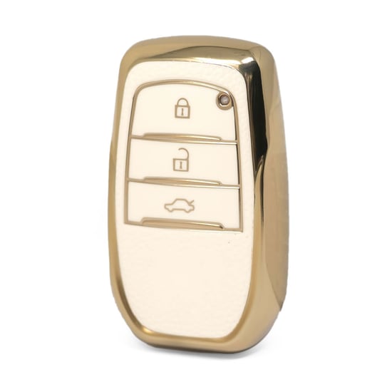 nano-high-quality-gold-leather-cover-for-toyota-remote-key-3-buttons-white-color-tyt-a13j3