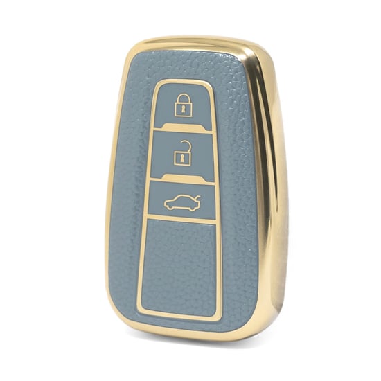 nano-high-quality-gold-leather-cover-for-toyota-remote-key-3-buttons-gray-color-tyt-b13j3b