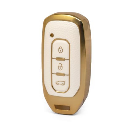 nano-high-quality-gold-leather-cover-for-ford-remote-key-3-buttons-white-color-ford-h13j3