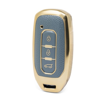 nano-high-quality-gold-leather-cover-for-ford-remote-key-3-buttons-gray-color-ford-h13j3