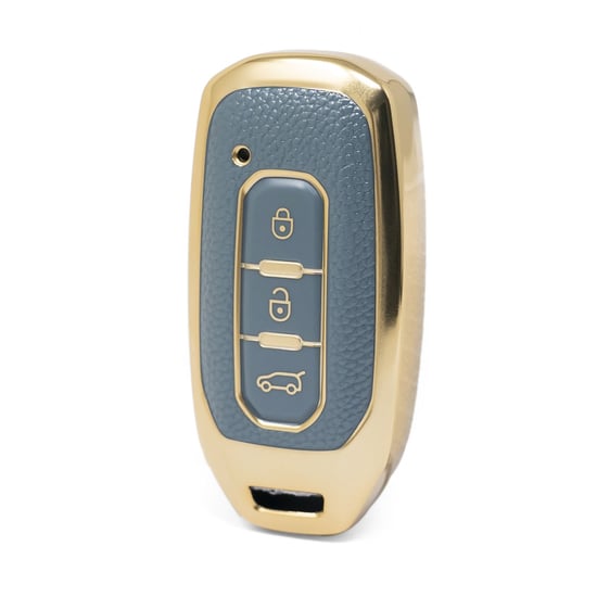 nano-high-quality-gold-leather-cover-for-ford-remote-key-3-buttons-gray-color-ford-h13j3