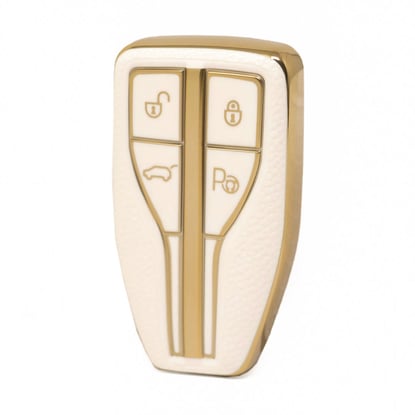 nano-high-quality-gold-leather-cover-for-hongqi-remote-key-4-buttons-white-color-hq-a13j4b