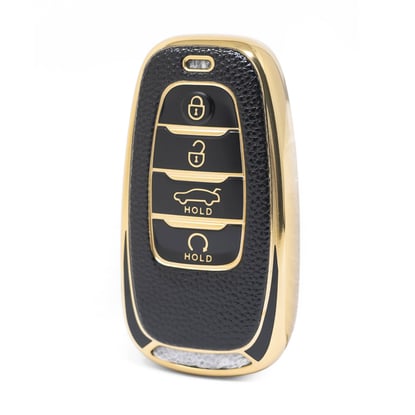nano-high-quality-gold-leather-cover-for-hongqi-remote-key-4-buttons-black-color-hq-b13j