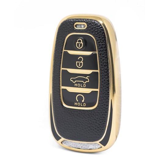 nano-high-quality-gold-leather-cover-for-hongqi-remote-key-4-buttons-black-color-hq-b13j