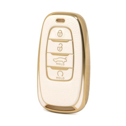 nano-high-quality-gold-leather-cover-for-hongqi-remote-key-4-buttons-white-color-hq-b13j