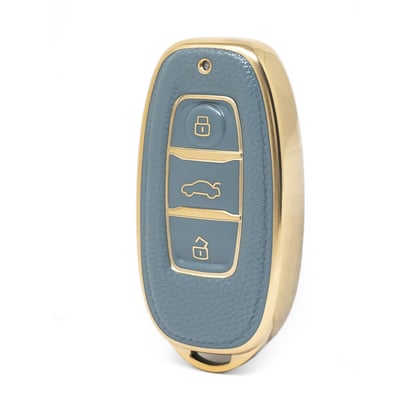 nano-high-quality-gold-leather-cover-for-hongqi-remote-key-3-buttons-gray-color-hq-c13j