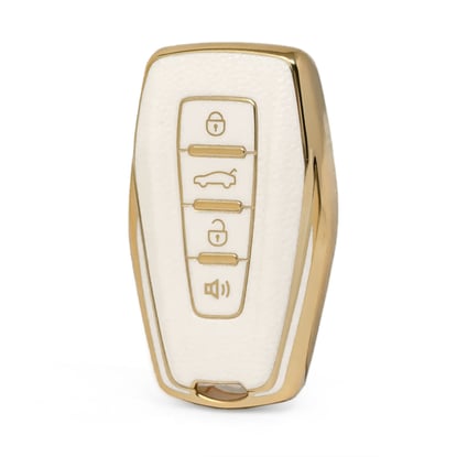nano-high-quality-gold-leather-cover-for-geely-remote-key-4-buttons-white-color-gl-b13j4b