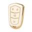 nano-high-quality-gold-leather-cover-for-cadillac-remote-key-4-buttons-white-color-cdlc-a13j4
