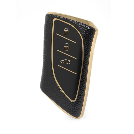 nano-high-quality-gold-leather-cover-for-lexus-remote-key-3-buttons-black-color-lxs-b13j3