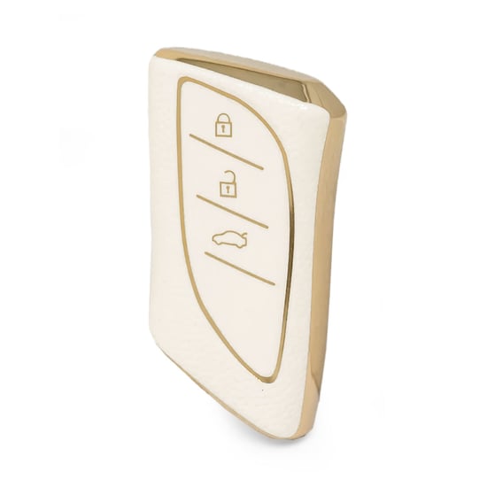 nano-high-quality-gold-leather-cover-for-lexus-remote-key-3-buttons-white-color-lxs-b13j3