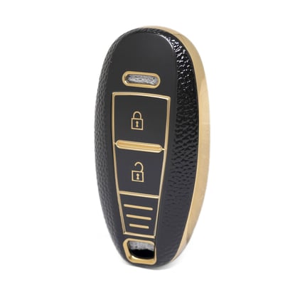 nano-high-quality-gold-leather-cover-for-suzuki-remote-key-2-buttons-black-color-szk-a13j3a