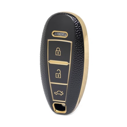 nano-high-quality-gold-leather-cover-for-suzuki-remote-key-3-buttons-black-color-szk-a13j3b