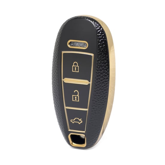 nano-high-quality-gold-leather-cover-for-suzuki-remote-key-3-buttons-black-color-szk-a13j3b