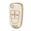 nano-high-quality-gold-leather-cover-for-opel-flip-remote-key-2-buttons-white-color-opel-a13j