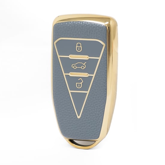 nano-high-quality-gold-leather-cover-for-venucia-remote-key-3-buttons-gray-color-vnc-b13j