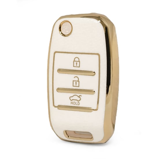 nano-high-quality-gold-leather-cover-for-kia-flip-remote-key-3-buttons-white-color-kia-b13j