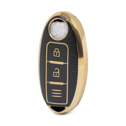 nano-high-quality-gold-leather-cover-for-nissan-remote-key-2-buttons-black-color-ns-a13j3c