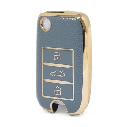 nano-high-quality-gold-leather-cover-for-roewe-flip-remote-key-3-buttons-gray-color-rw-a13j