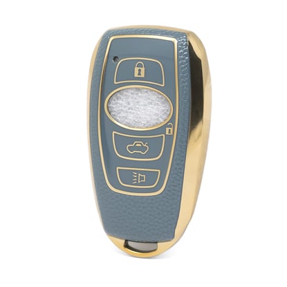 nano-high-quality-gold-leather-cover-for-subaru-remote-key-3-buttons-gray-color-sbr-a13j