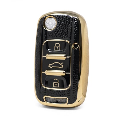 nano-high-quality-gold-leather-cover-for-wuling-flip-remote-key-3-buttons-black-color-wl-a13j