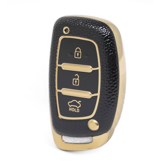 nano-high-quality-gold-leather-cover-for-hyundai-remote-key-3-buttons-black-color-hy-a13j3a