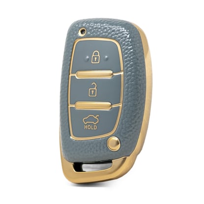 nano-high-quality-gold-leather-cover-for-hyundai-remote-key-3-buttons-gray-color-hy-a13j3a