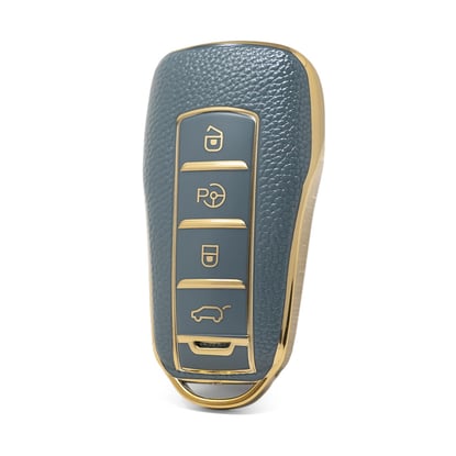 nano-high-quality-gold-leather-cover-for-xpeng-remote-key-4-buttons-gray-color-xp-a13j