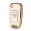 nano-high-quality-gold-leather-cover-for-chevrolet-flip-remote-key-3-buttons-white-color-crl-a13j3