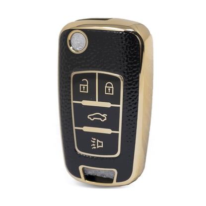 nano-high-quality-gold-leather-cover-for-chevrolet-flip-remote-key-4-buttons-black-color-crl-a13j4