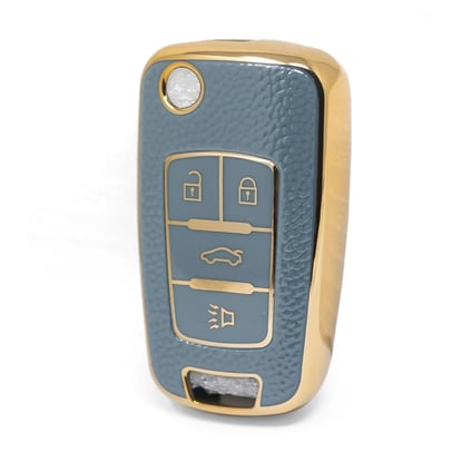 nano-high-quality-gold-leather-cover-for-chevrolet-flip-remote-key-4-buttons-gray-color-crl-a13j4