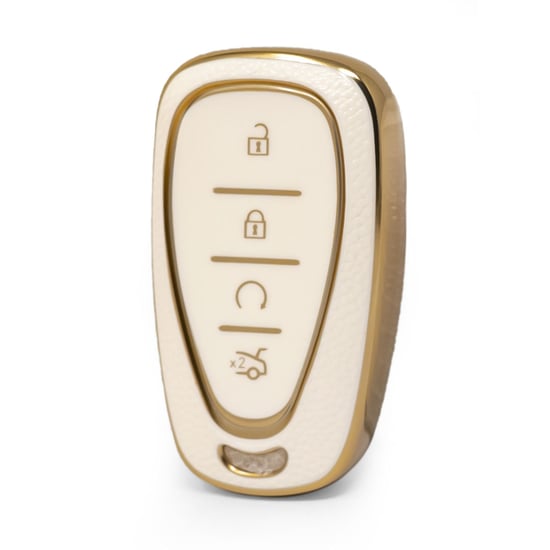 nano-high-quality-gold-leather-cover-for-chevrolet-remote-key-4-buttons-white-color-crl-b13j4
