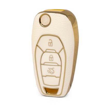 nano-high-quality-gold-leather-cover-for-chevrolet-flip-remote-key-3-buttons-white-color-crl-c13j