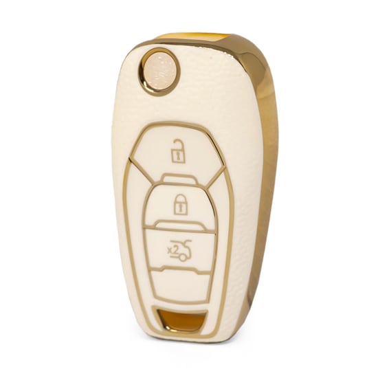 nano-high-quality-gold-leather-cover-for-chevrolet-flip-remote-key-3-buttons-white-color-crl-c13j