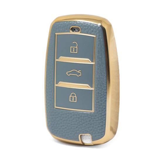 nano-high-quality-gold-leather-cover-for-changan-remote-key-3-buttons-gray-color-ca-a13j