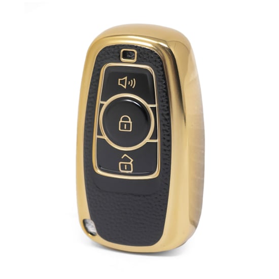 nano-high-quality-gold-leather-cover-for-great-wall-remote-key-3-buttons-black-color-gw-a13j