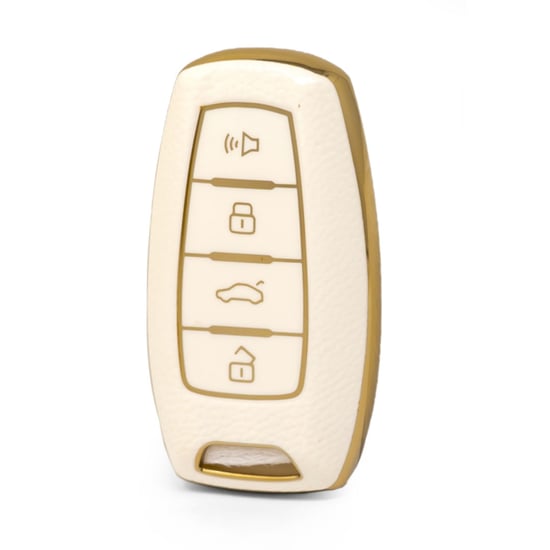 nano-high-quality-gold-leather-cover-for-great-wall-remote-key-4-buttons-white-color-gw-b13j