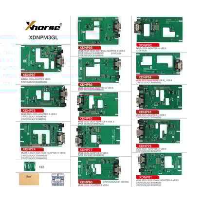 xhorse-xdnpm3-mqb48-solder-free-adapters-full-package-13-pieces-for-vvdi-prog-multi-prog-and-vvdi-key-tool-plus