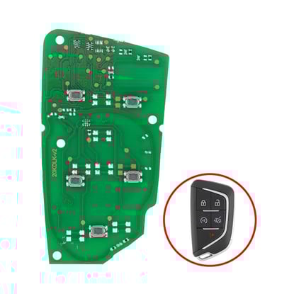 cadillac-ct5-ct4-2022-smart-remote-key-pcb-board-5-buttons-433mhz-13536990-13538860-13541988-13548127