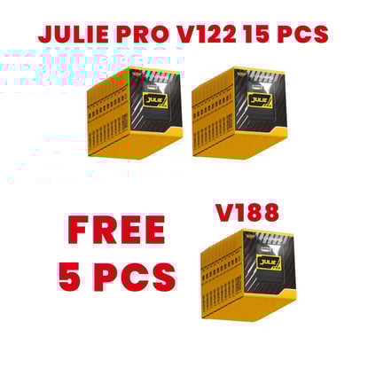 julie-pro-v122-15-pcs-free-5-pcs-julie-pro-platinum-universal-v118-