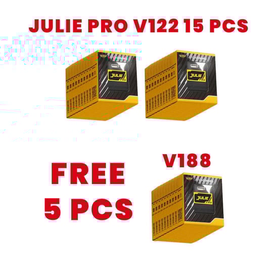 julie-pro-v122-15-pcs-free-5-pcs-julie-pro-platinum-universal-v118-