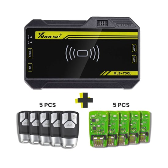 xhorse-xdmlb0-vvdi-mlb-tool-add-key-vag-mlb-5-pcs-xhorse-xsma41en-mlb-smart-remote-pcb-3-buttons-with-shells